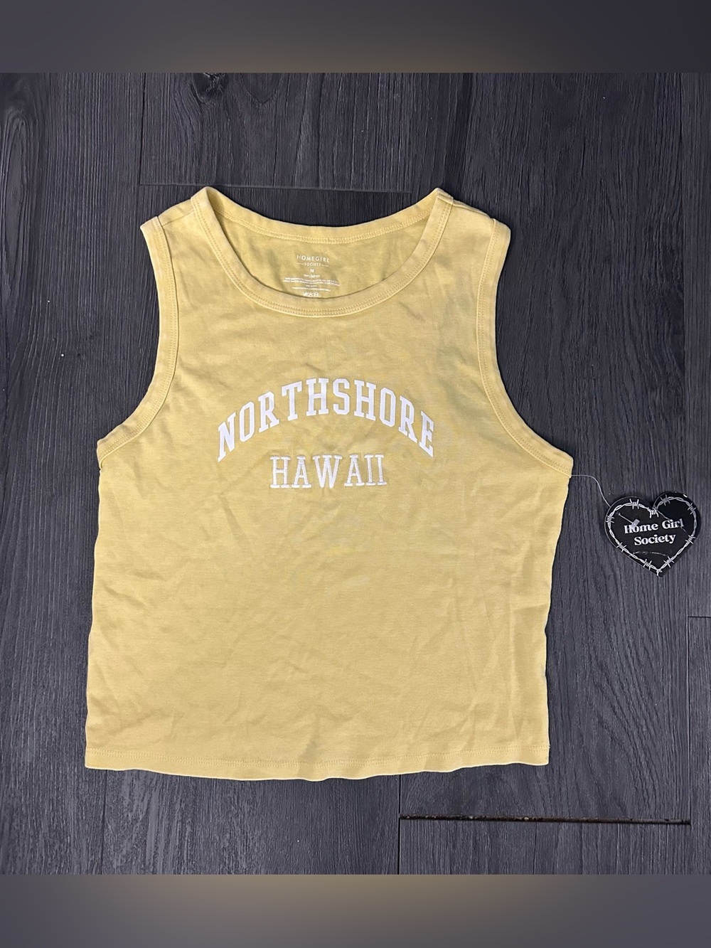 ⭐️3 For $15⭐️ NWT Northshore Hawaii Yellow Tank Top